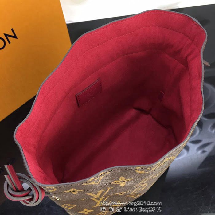 路易威登LV 頂級原單 HOBO FLEUR手袋 Monogram塗層帆布 花卉形掛鎖 時尚休閒 手提肩背包 M43546  YDH2388